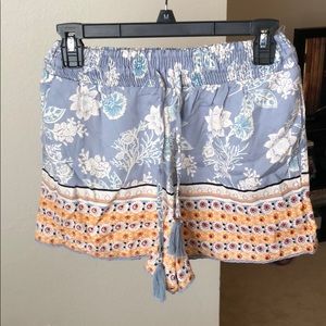 Flower summer shorts